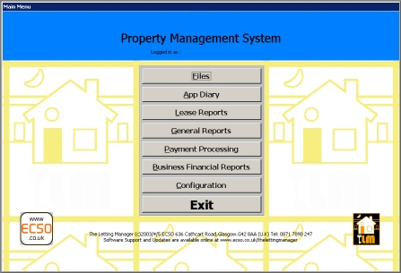 ECSO TLM Screen shot